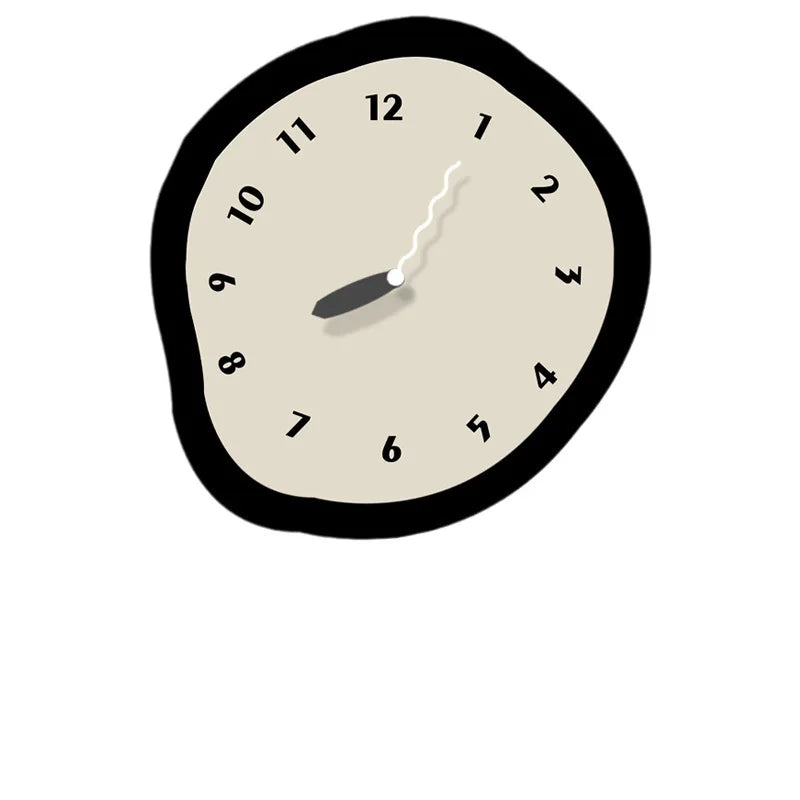 ZEGAR SCIENNY W STYLU SKANDYNAWSKIM | BARTOSZYCE - Bez wahadła / 33 CM - Horloges murales