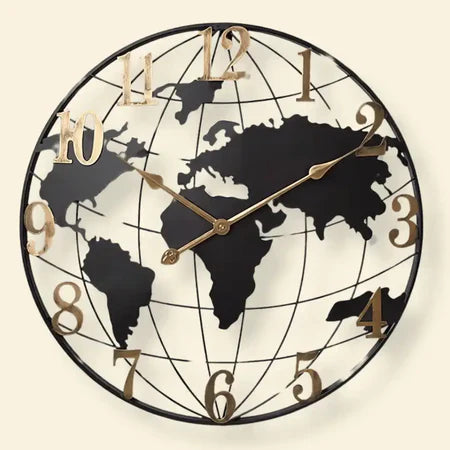 Zegar ścienny czarny Image