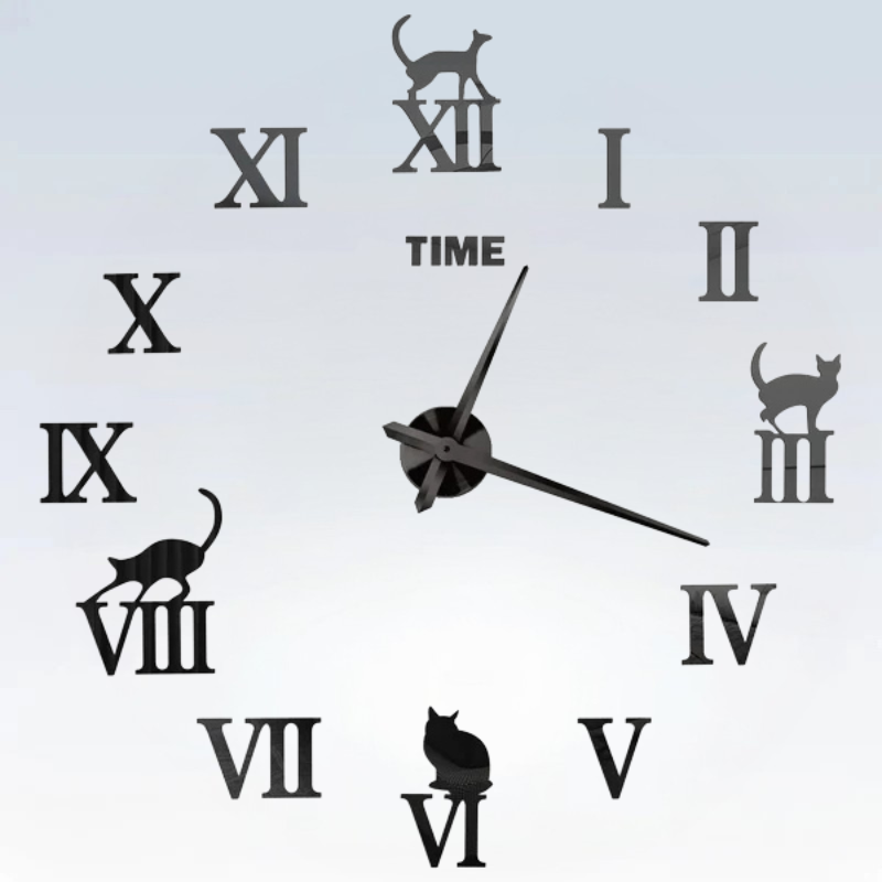 ZEGAR ŚCIENNY KOT | KOŁO