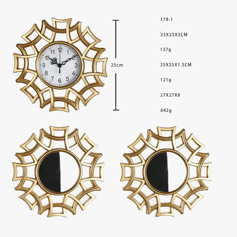ZEGAR SCIENNY ZLOTY GLAMOUR | WROCLAW