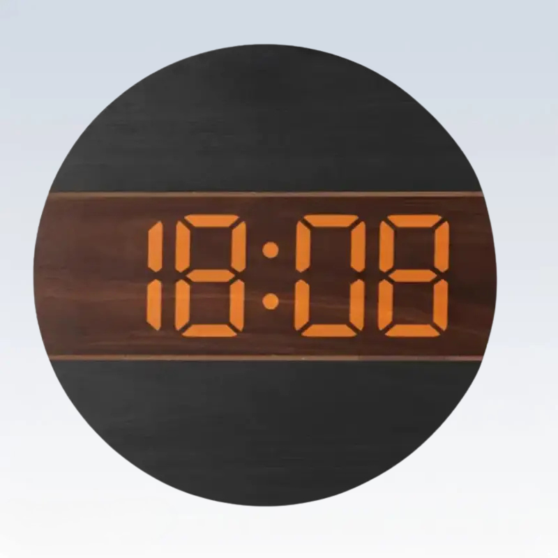 CYFROWY ZEGAR SCIENNY LED | KEDZIERZYN-KOZLE - Horloges murales