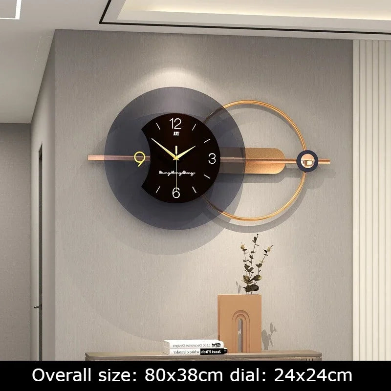 DESIGNERSKI ZEGAR SCIENNY | OSTROLEKA - 80 X 38 CM - Horloges murales