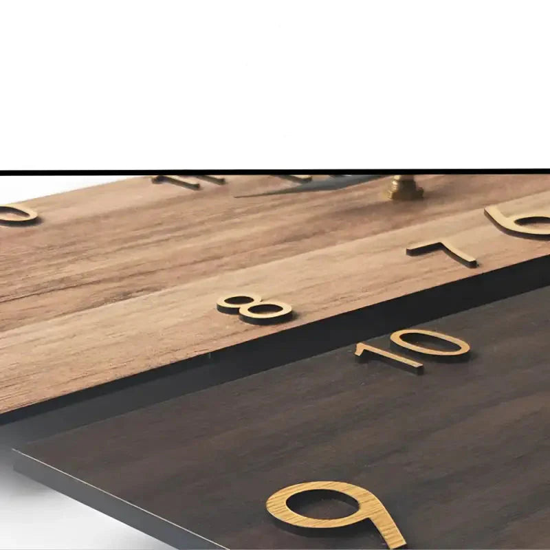 DREWNIANY ZEGAR SCIENNY STYL RUSTYKALNY | ZORY - Horloges murales