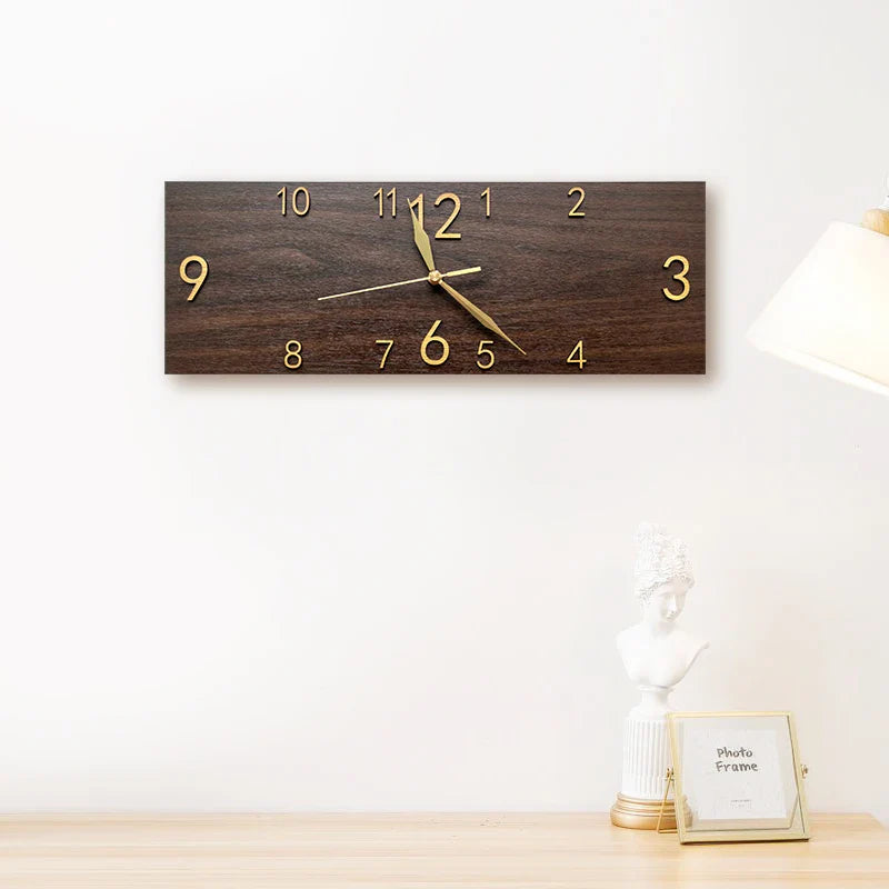 DREWNIANY ZEGAR SCIENNY STYL RUSTYKALNY | ZORY - Horloges murales