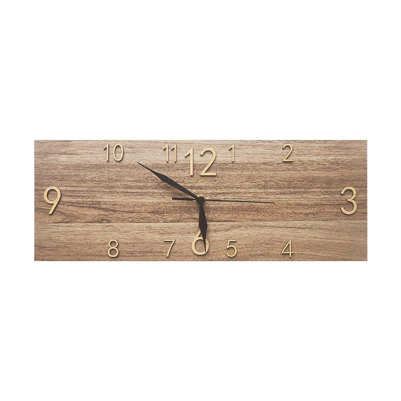 DREWNIANY ZEGAR SCIENNY STYL RUSTYKALNY | ZORY - Horloges murales