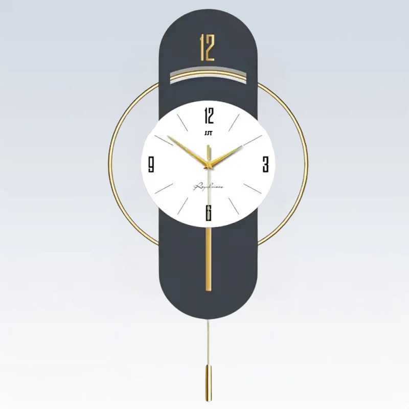 DUZY ZEGAR SCIENNY Z WAHADLEM | SOPOT - Horloges murales