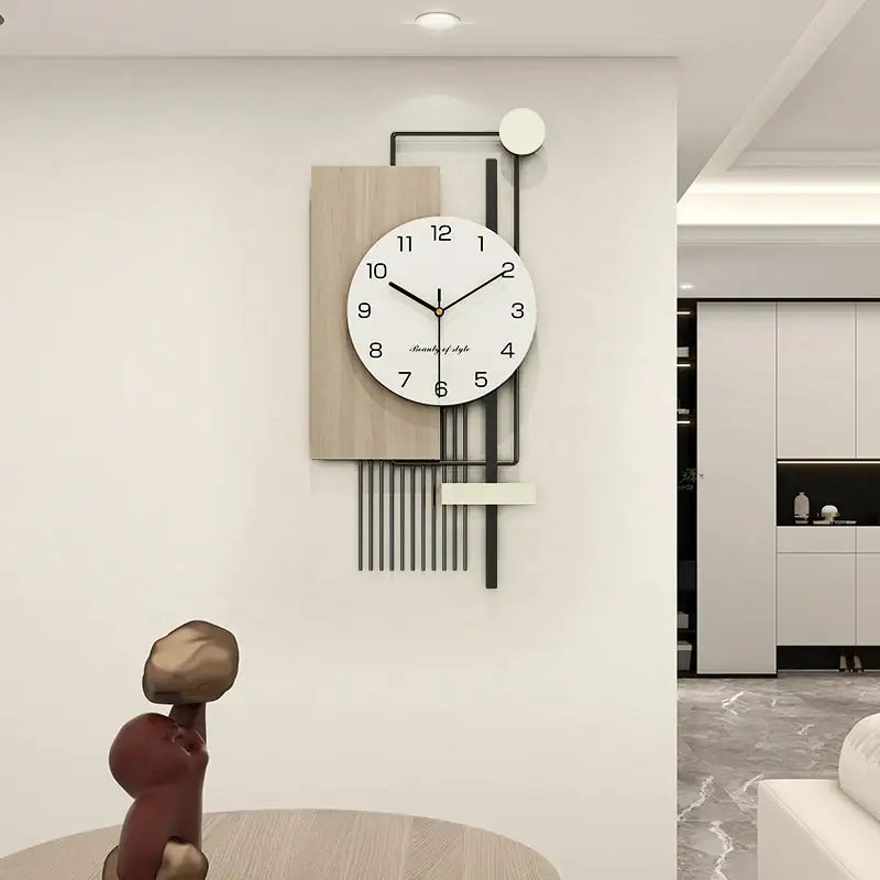 loftowy zegar ścienny - 70x33cm - Horloges murales