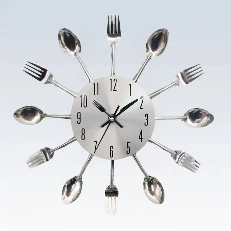 MALY ZEGAR SCIENNY DO KUCHNI | BIELSKO-BIALA - Srebrny