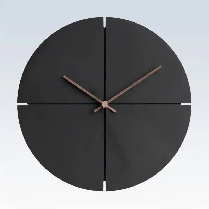 NOWOCZESNY ZEGAR SCIENNY CZARNY | ZABRZE