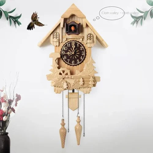 NOWOCZESNY ZEGAR Z KUKULKA | STARACHOWICE - Arabic - Horloges murales