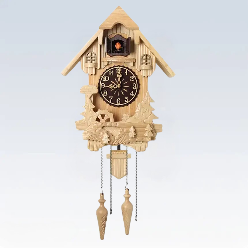 NOWOCZESNY ZEGAR Z KUKULKA | STARACHOWICE - Horloges murales