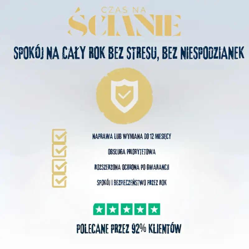 ROZSZERZONA GWARANCJA 1 ROK | SPOKOJ NA DLUGO