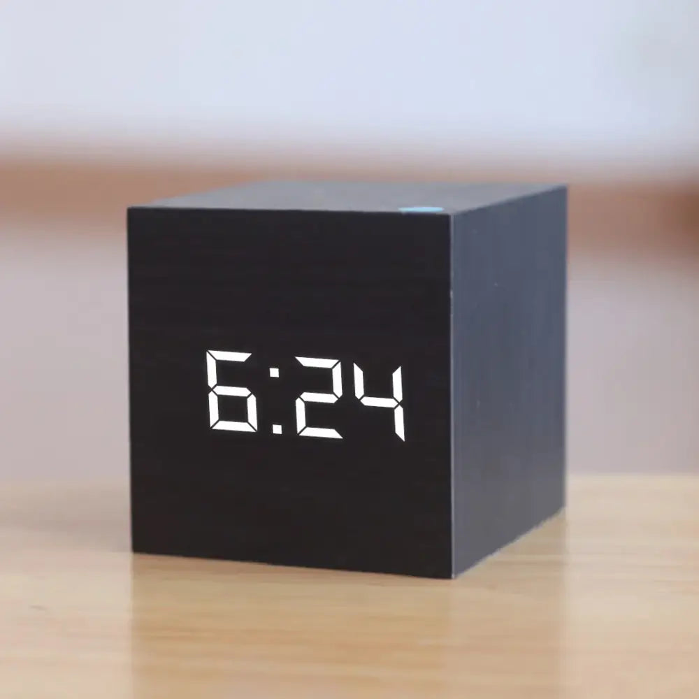 Square LED Alarm Clock - wall clock