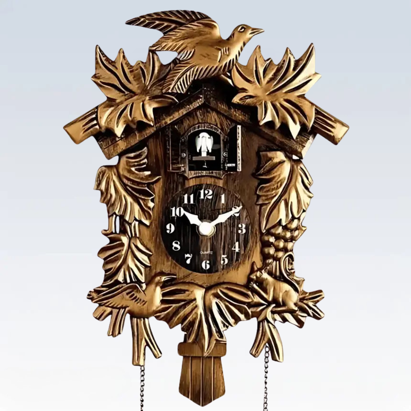 STARY ZEGAR Z KUKULKA | KUTNO - 35 CM - Horloges murales