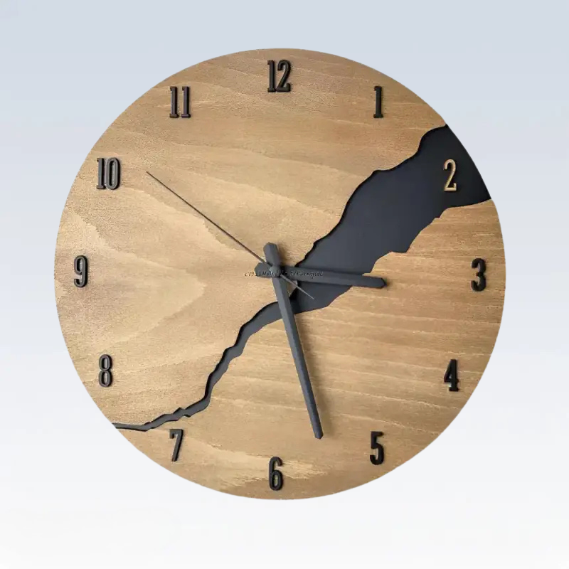 ZEGAR DREWNIANY SCIENNY | BOCHNIA - Horloges murales