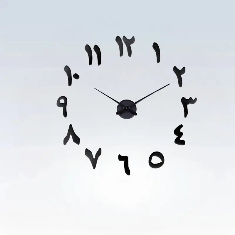 ZEGAR ŚCIENNY CYFRY ARABSKIE | KOŚCIAN