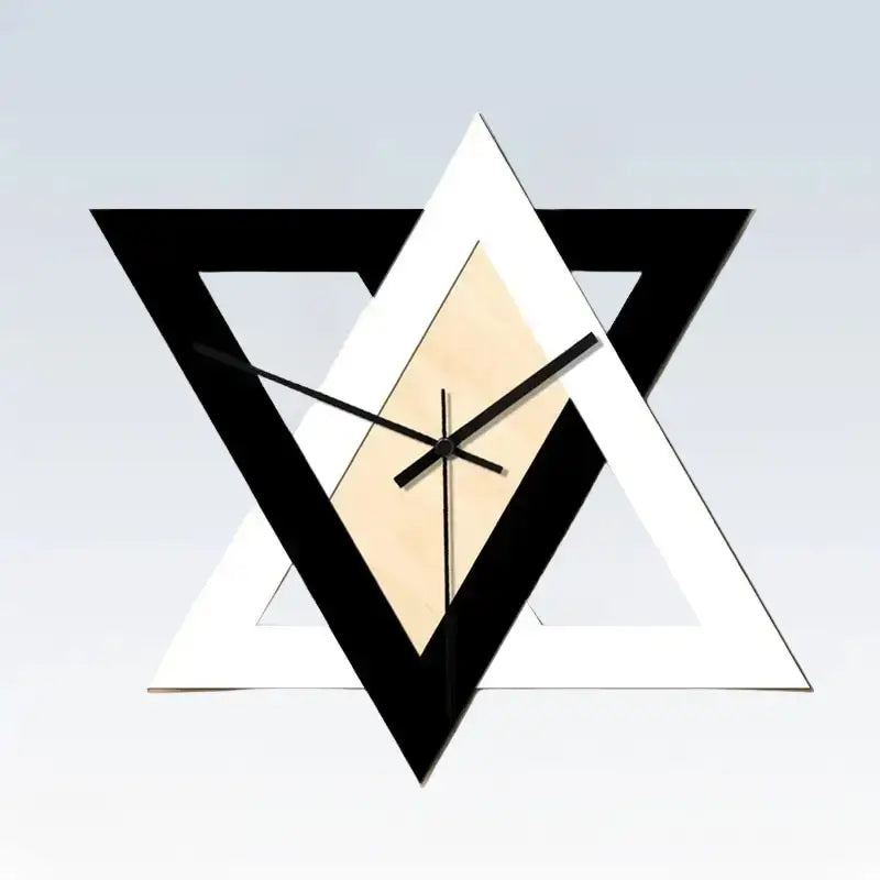 ZEGAR SCIENNY CZARNO BIALY | STALOWA WOLA