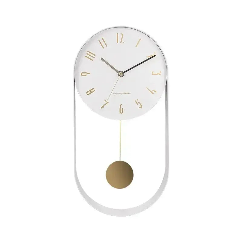 zegar ścienny czarny 40 cm - Biały - Horloges murales