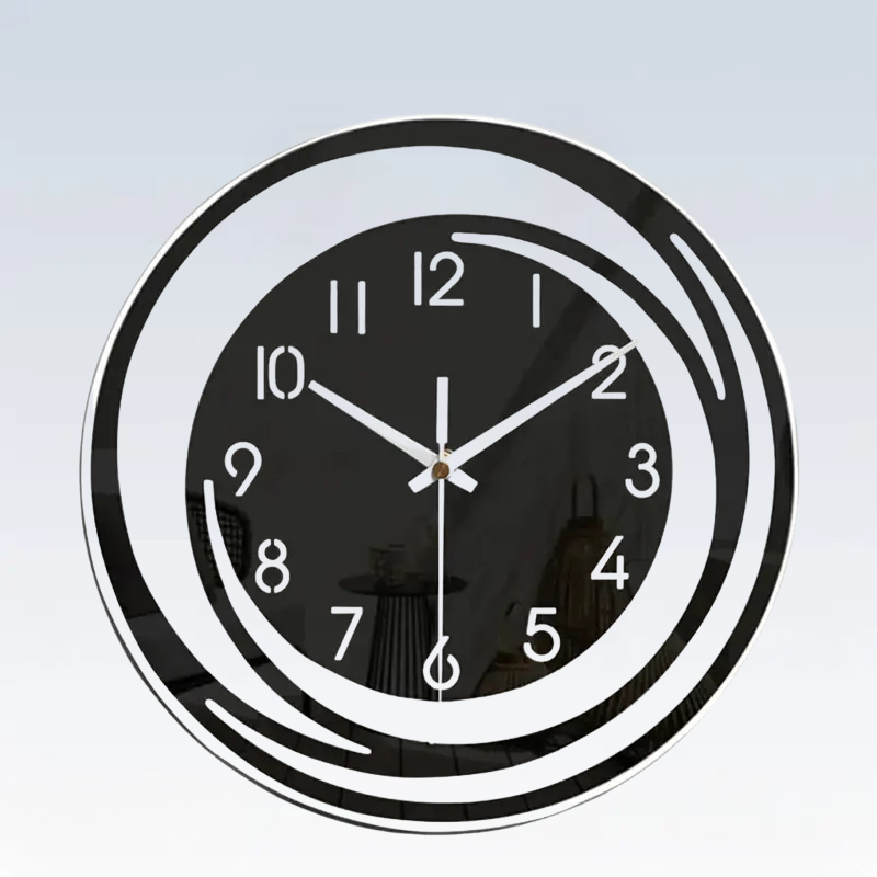 ZEGAR SCIENNY CZARNY GLAMOUR | GORZOW WIELKOPOLSKI - Czarny - Horloges murales