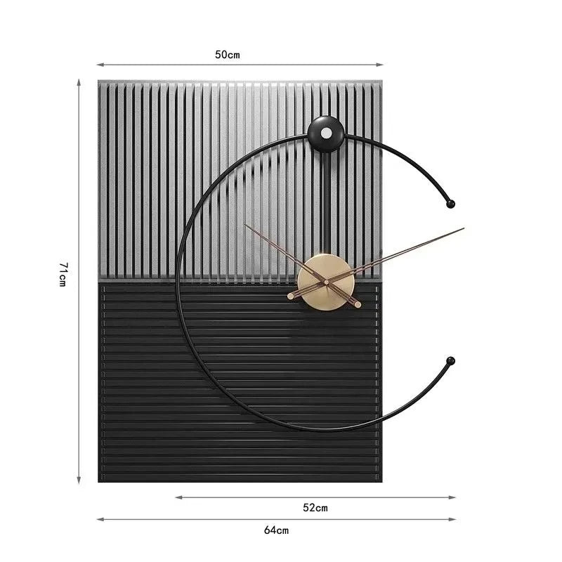 ZEGAR SCIENNY DESIGN | SWIDNIK - 64 X 71 cm - Horloges murales