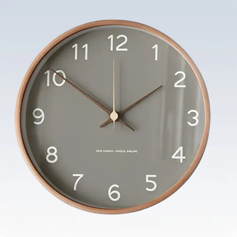 ZEGAR SCIENNY DREWNIANY DO SALONU | SWIDNICA - Horloges murales