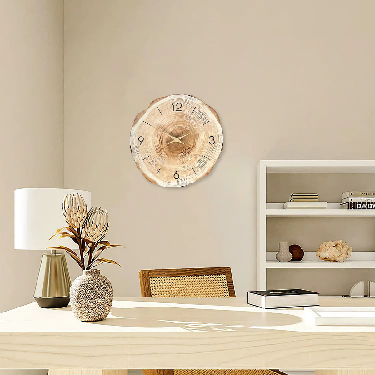 ZEGAR SCIENNY DREWNIANY DUZY | TORUN - Horloges murales