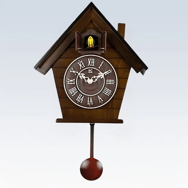 ZEGAR SCIENNY DREWNIANY Z WAHADLEM | OSTROWIEC SWIETOKRZYSKI - Horloges murales