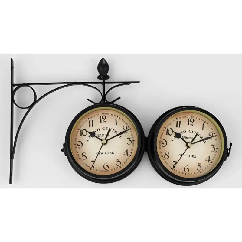 ZEGAR SCIENNY DWUSTRONNY DWORCOWY | NOWY TARG - Horloges murales