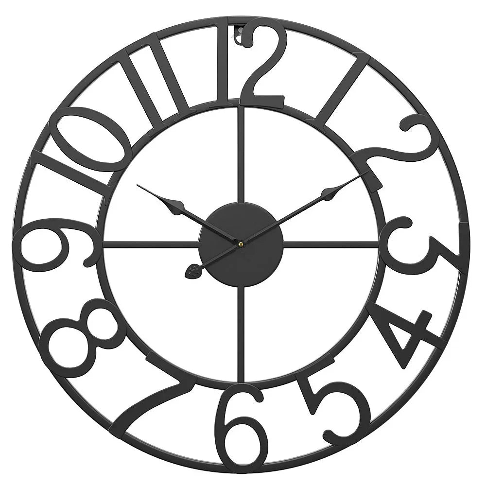 ZEGAR SCIENNY INDUSTRIALNY | TOMASZOW MAZOWIECKI - Czarny - Horloges murales