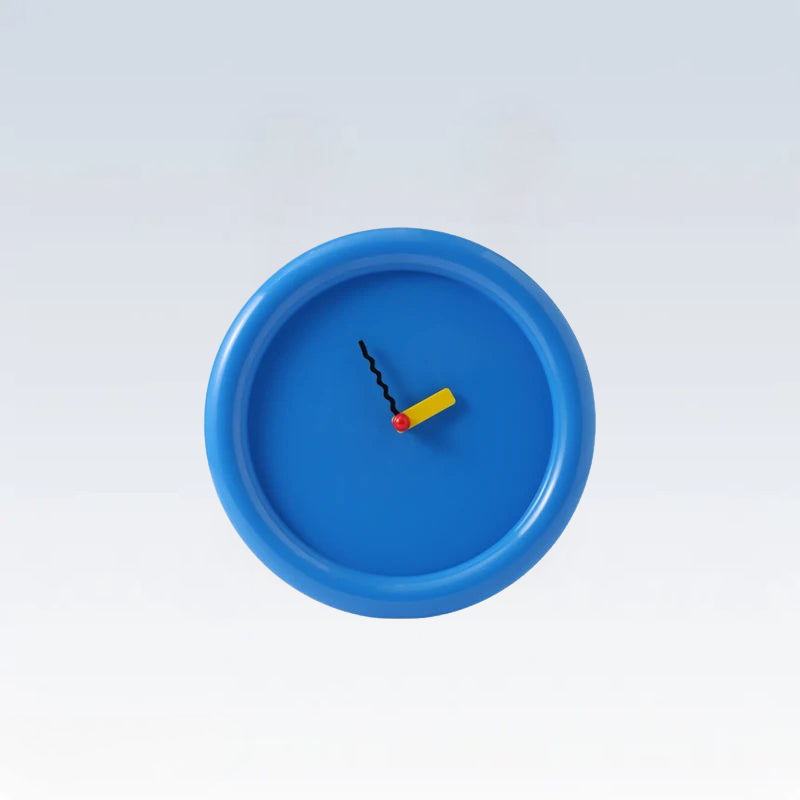 ZEGAR SCIENNY KOLOROWY | GDYNIA - Niebieski - Horloges murales