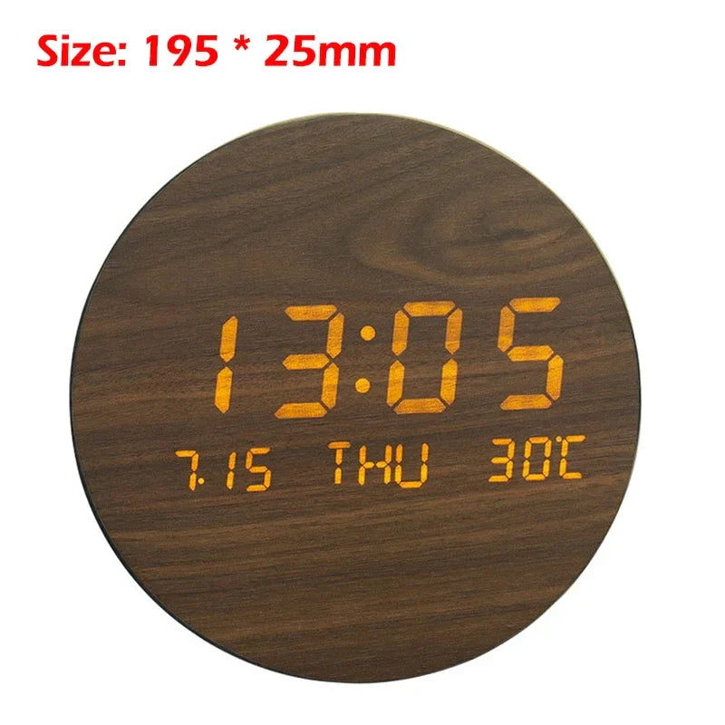 ZEGAR ŚCIENNY LED 3D | PRZEMYŚL