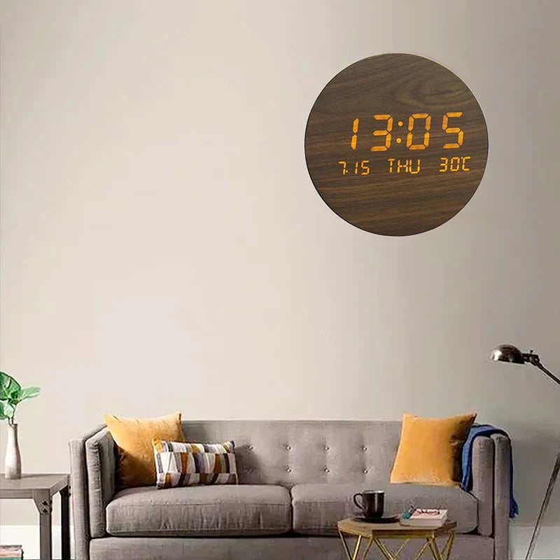 ZEGAR ŚCIENNY LED 3D | PRZEMYŚL