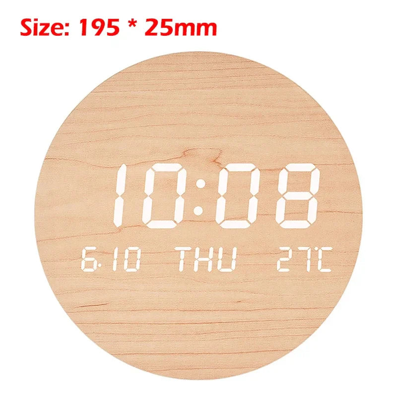ZEGAR ŚCIENNY LED 3D | PRZEMYŚL