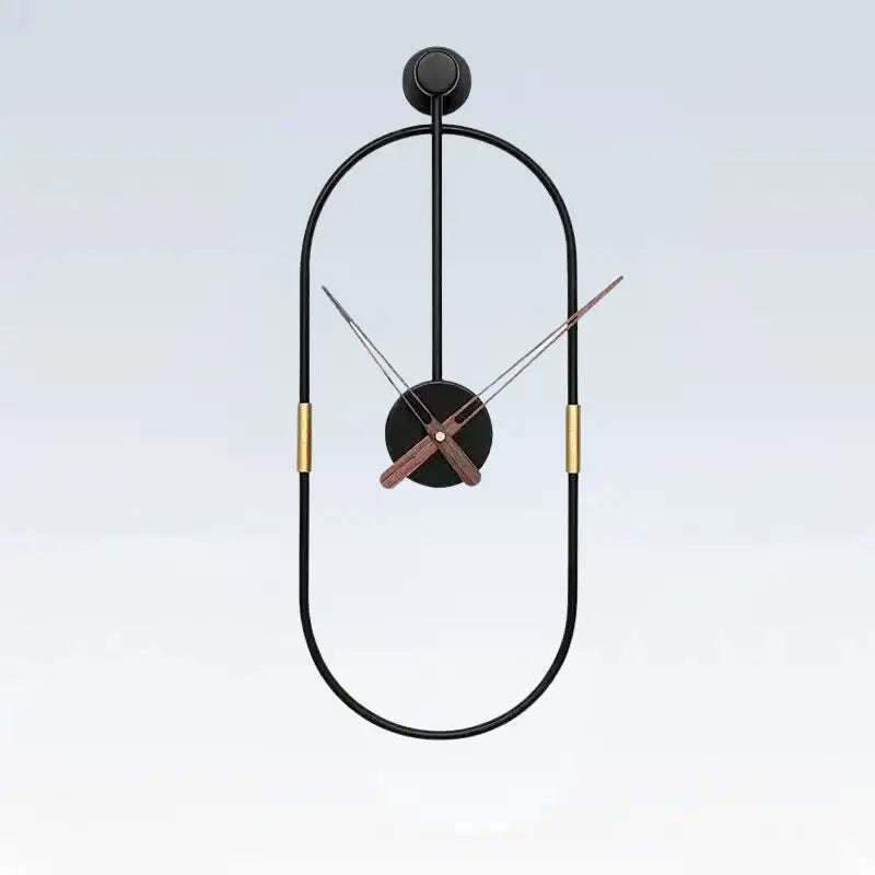 ZEGAR SCIENNY METALOWY CZARNY | LEGIONOWO