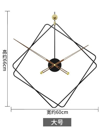 ZEGAR SCIENNY MINIMALISTYCZNY | TCZEW - 60 Cm - Horloges murales