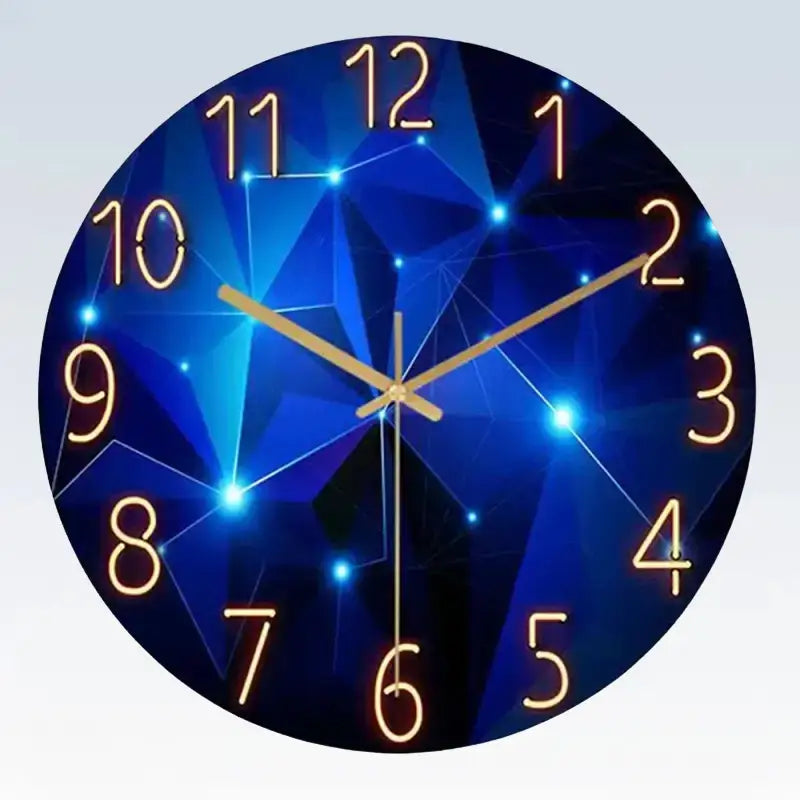 ZEGAR SCIENNY NIEBIESKI | BYDGOSZCZ