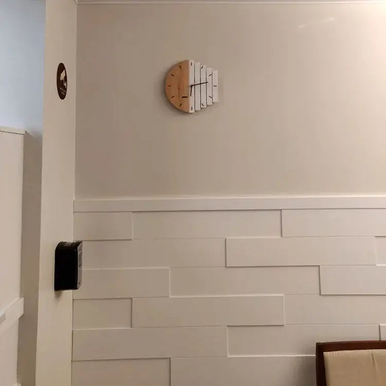 zegar ścienny okrągły drewniany