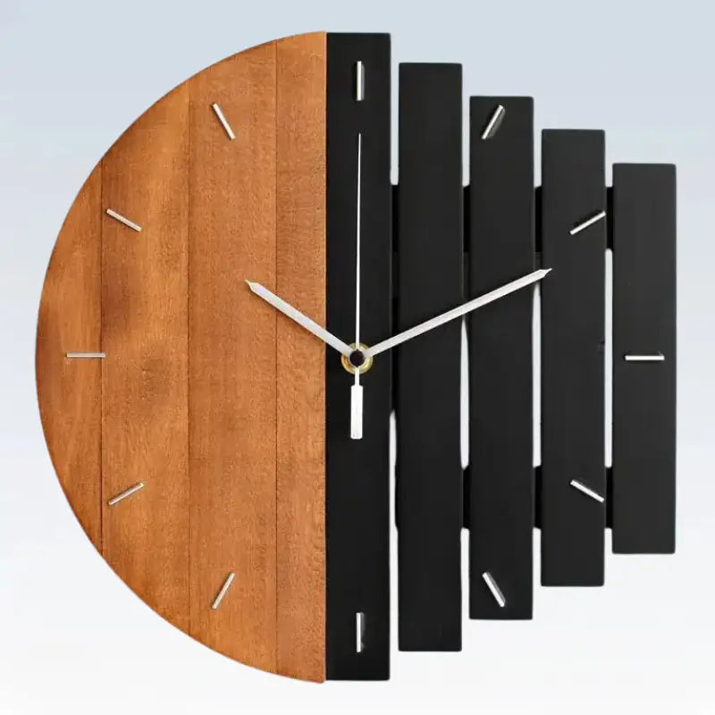 ZEGAR SCIENNY OKRAGLY DREWNIANY | TYCHY