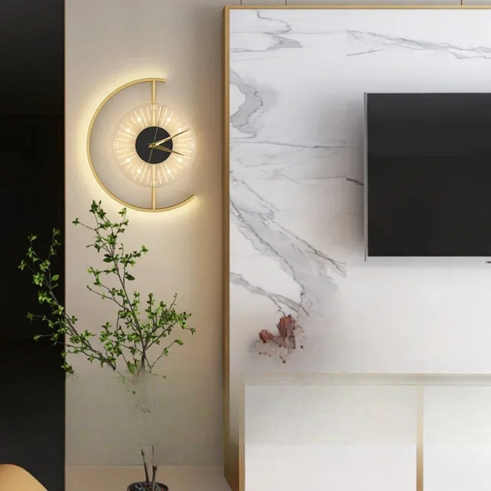 ZEGAR ŚCIENNY PODŚWIETLANY LED | OTWOCK