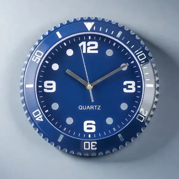 Zegar ścienny rolex - Niebieski