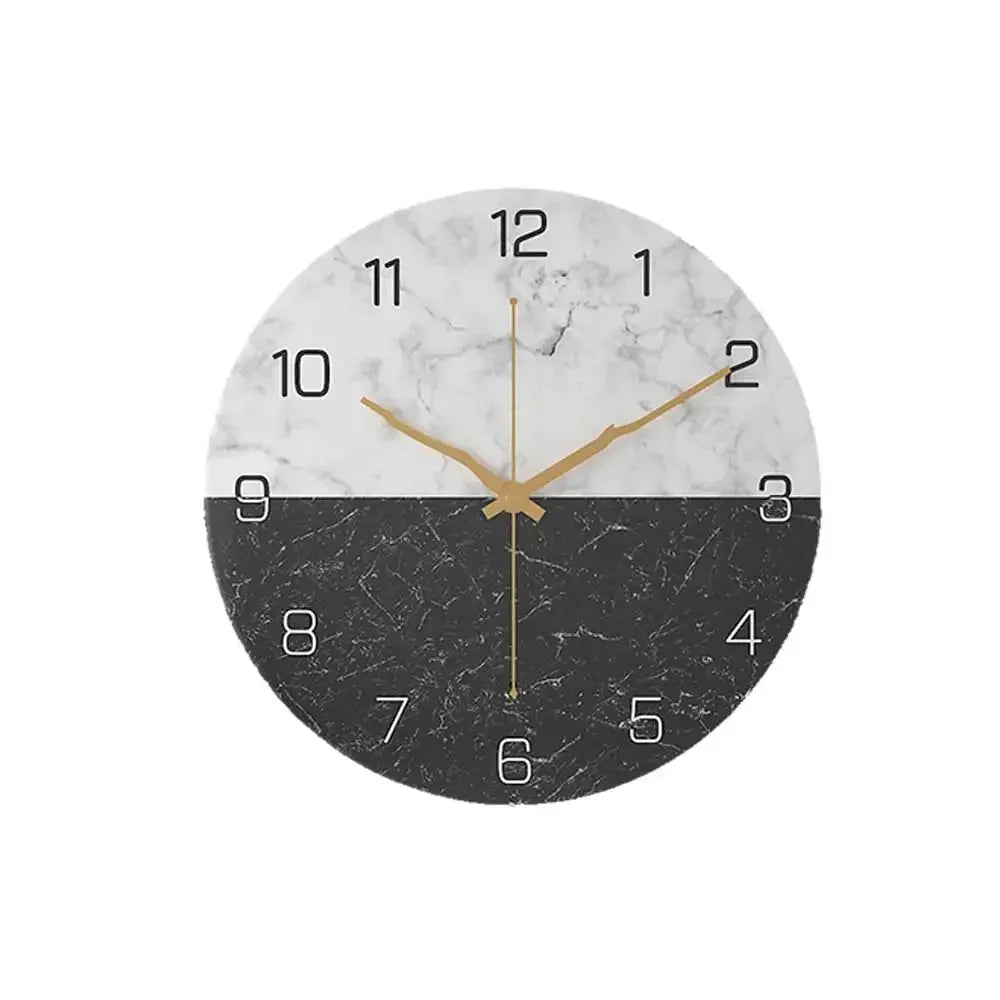 ZEGAR SCIENNY SKANDYNAWSKI | DEBICA - Biały i czarny - Horloges murales