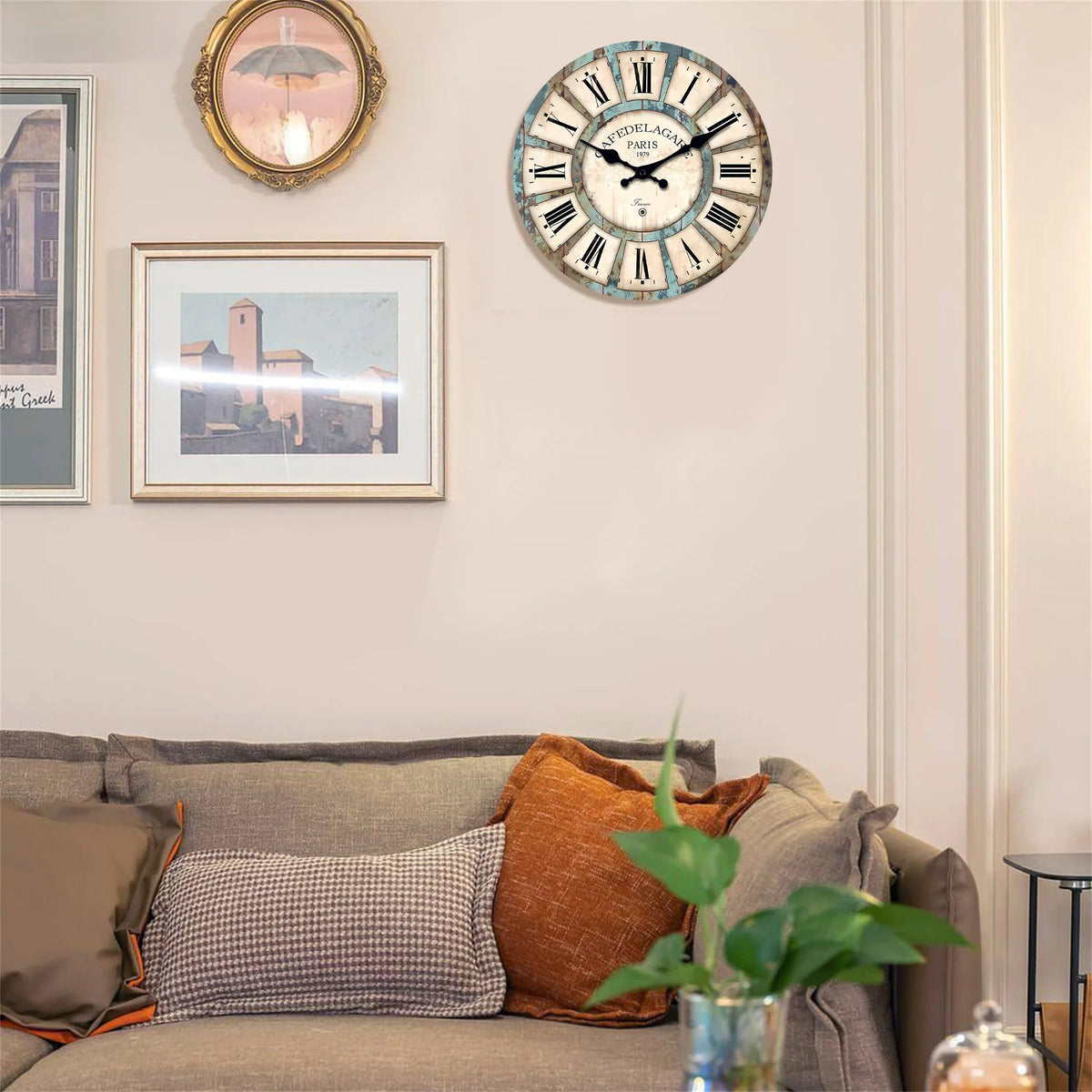 ZEGAR SCIENNY VINTAGE | SREM - Horloges murales