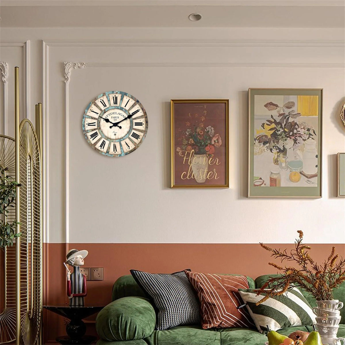 ZEGAR SCIENNY VINTAGE | SREM - Horloges murales