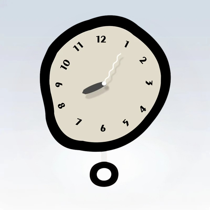 ZEGAR SCIENNY W STYLU SKANDYNAWSKIM | BARTOSZYCE - Horloges murales