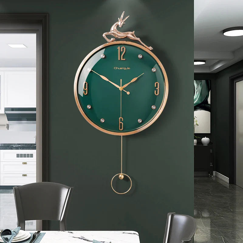 ZEGAR SCIENNY Z WAHADLEM NA BATERIE | ZUROMIN - Horloges murales