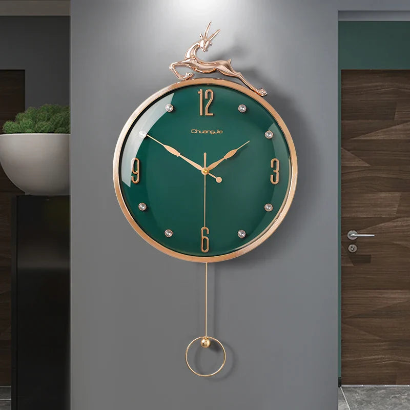 ZEGAR SCIENNY Z WAHADLEM NA BATERIE | ZUROMIN - Horloges murales