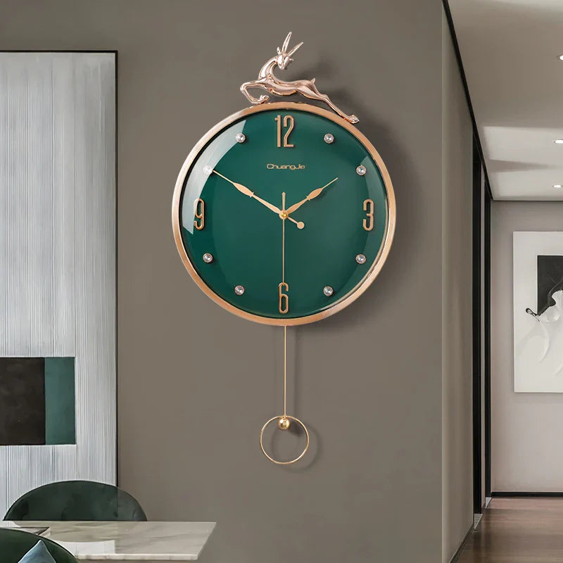 ZEGAR SCIENNY Z WAHADLEM NA BATERIE | ZUROMIN - Horloges murales