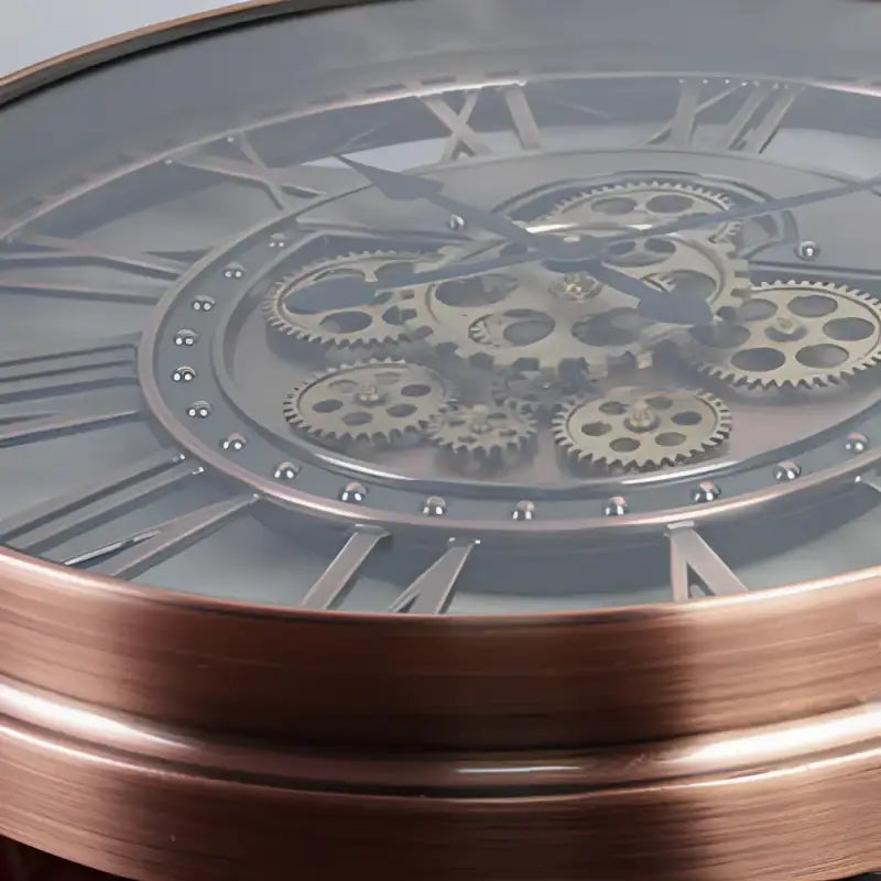 ZEGAR SCIENNY Z WIDOCZNYM MECHANIZMEM | RACIBORZ - Horloges murales