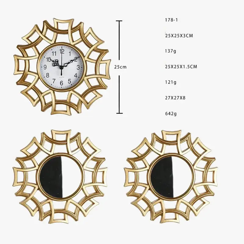 ZEGAR SCIENNY ZLOTY GLAMOUR | WROCLAW